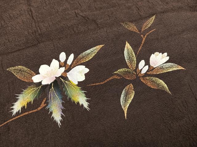 平和屋着物○和紙染染色作家・植村彩弘 訪問着 作家物 枝