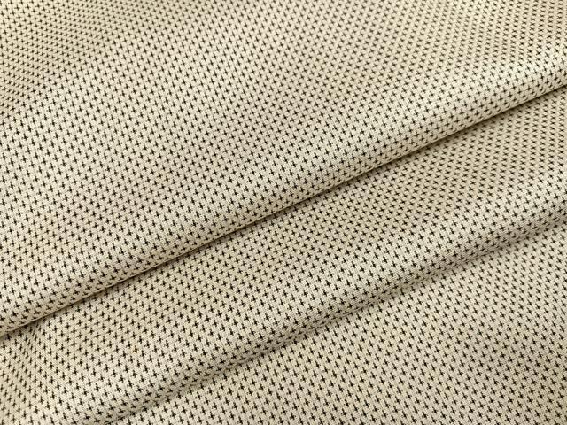 平和屋着物●お召　十字絣　正絹　逸品　AABB5136ph