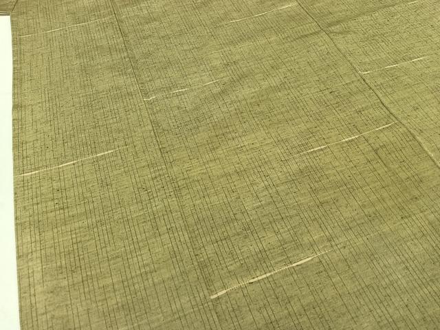 平和屋着物▽上質な紬　単衣　縞　正絹　逸品　AABB5213jh 平和屋着物▽上質な紬 単衣 縞 正絹 逸品 AABH8666jhの通販 by 平和屋