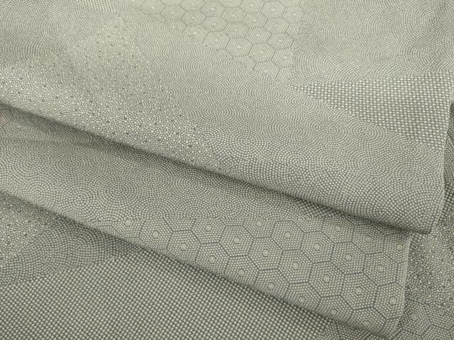 平和屋着物●江戸小紋　切嵌文　やまと誂製　正絹　逸品　AABB5410ck