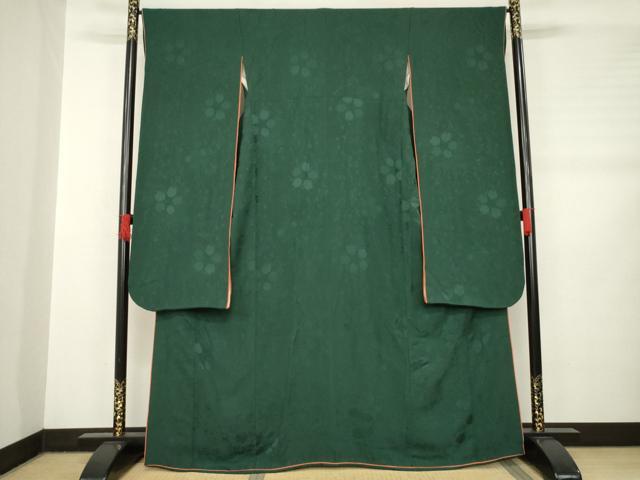 平和屋着物●豪華振袖　舞花地紋　天鵞絨色　やまと誂製　正絹　逸品　AABB5447ck 平和屋着物○豪華振袖 舞花地紋 天鵞絨色 やまと誂製 正絹 逸品 AABB5447ck