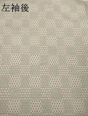 平和屋着物●本塩沢　110亀甲　市松文　正絹　逸品　AABB5473ck 平和屋着物○本塩沢 110亀甲 市松文 正絹 逸品 AABB5473ck