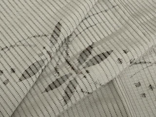 平和屋着物＊夏物　小紋　絽芭蕉　蜻蛉　正絹　逸品　AABB5851st