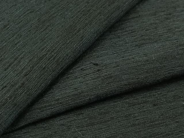 平和屋着物▽男性　紬　単衣　留紺色　正絹　逸品　AABB6222jh