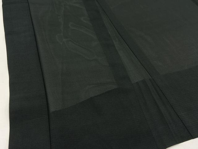 平和屋着物▽男性 羽織 スリーシーズン 春夏秋 塵除け 漆黒色 正絹