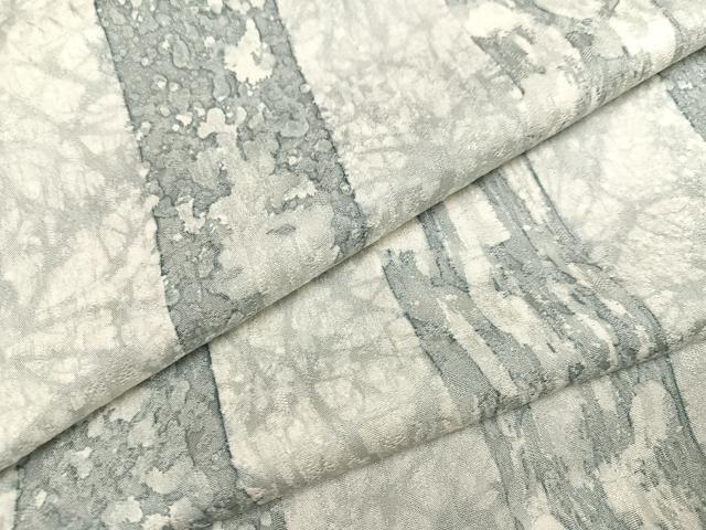 平和屋着物●上質な小紋　ろうけつ染め　間道　正絹　逸品　未使用　AABB6252ph