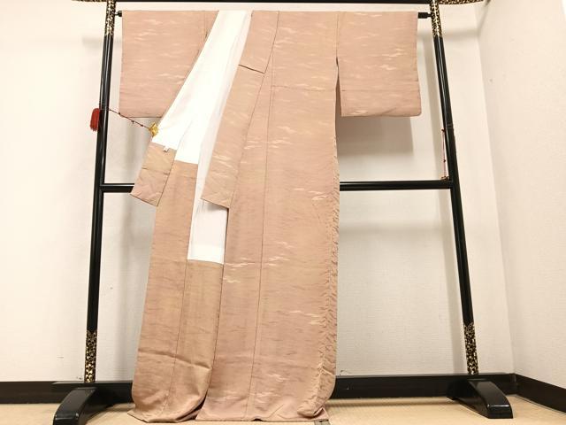 平和屋着物○幻の絹 黄金糸 京妃人 小島利造 小紋