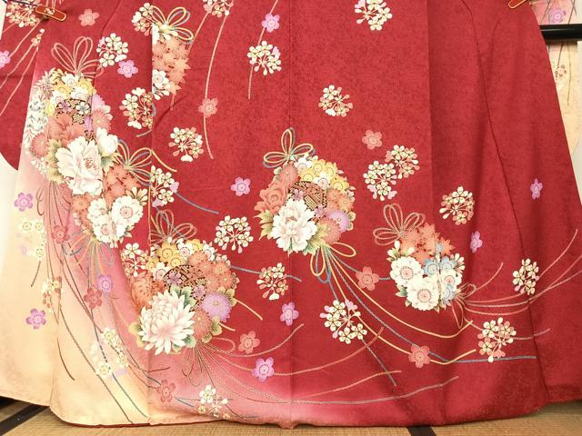 平和屋着物○豪華振袖 花毬文 金通し地 正絹 逸品 AABB6417zg