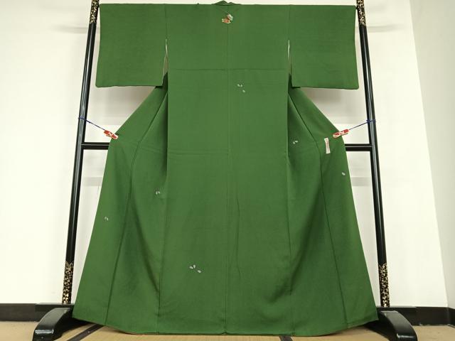 平和屋着物●世界的人形師　辻村寿三郎　ジュサブロー　訪問着　舞桜文　金彩　正絹　逸品　AABB6445zg