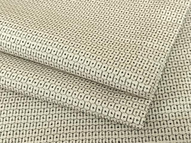 平和屋着物●本場大島紬　白大島　100亀甲　総詰め　正絹　逸品　AABB6464zg