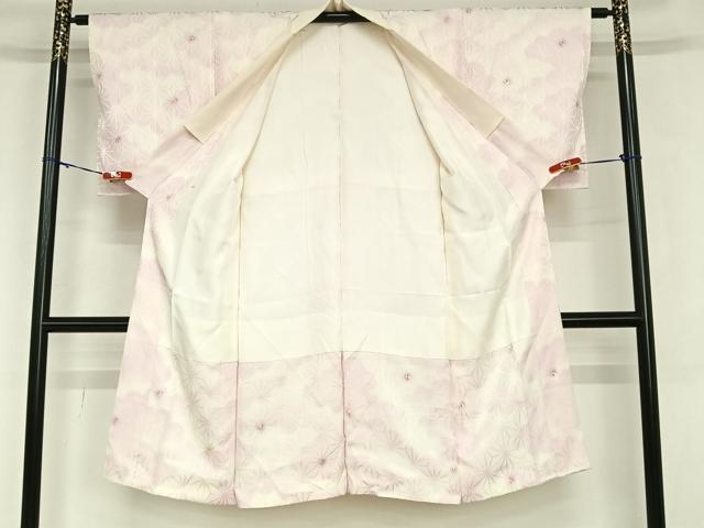 平和屋着物○長襦袢 無双仕立て 絞り 麻の葉文様 暈し染め 正絹 逸品