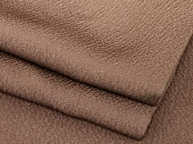 平和屋着物●上質な色無地　紫鳶色　正絹　逸品　AABB6503zg