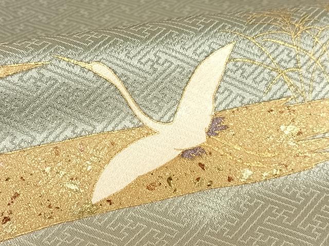 平和屋着物○豪華色留袖 作家物 飛鶴花車文 暈し染め