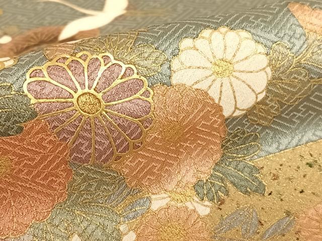 平和屋着物○豪華色留袖 作家物 飛鶴花車文 暈し染め