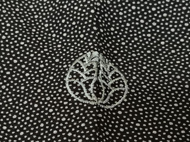 平和屋着物○江戸小紋 大小あられ 正絹 逸品 AABB6533zg