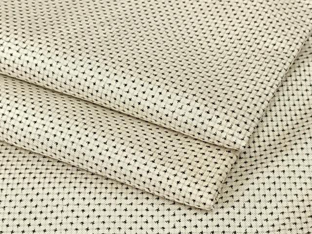 平和屋着物●本場大島紬　白大島　一元絣　正絹　逸品　AABB6540zg