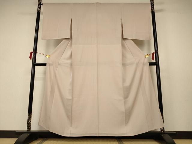 平和屋着物＊夏物　色無地　絽　肌色　正絹　逸品　AABB6697jd