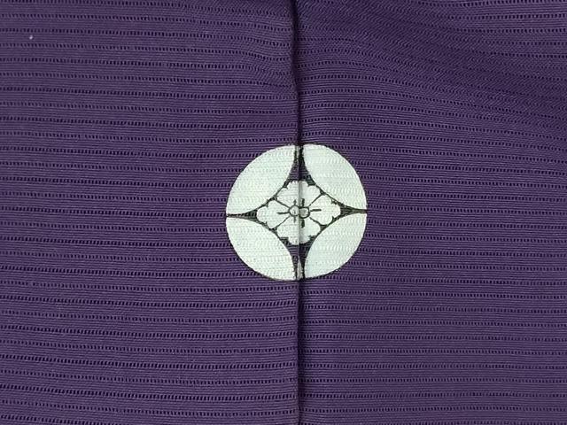 平和屋着物＊夏物 色無地 絽 濃鼠色 正絹 逸品 AABB6710jd