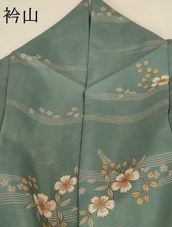 平和屋着物＊夏物　小紋　絽　草花文　洗える着物　AABB6771jd_7