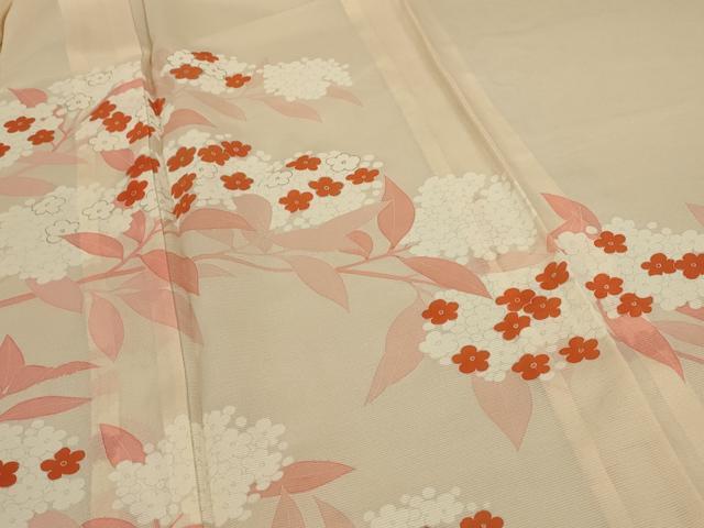 平和屋着物＊夏物 訪問着 絽 紫陽花 銀彩 正絹 逸品 AABB6779jd 付け下げ