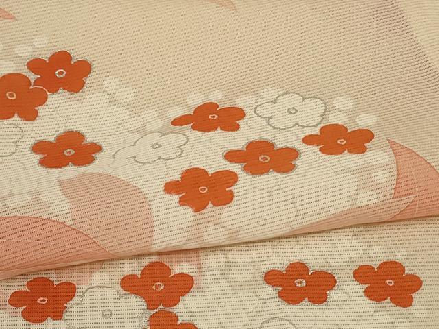 平和屋着物＊夏物　訪問着　絽　紫陽花　銀彩　正絹　逸品　AABB6779jd_4