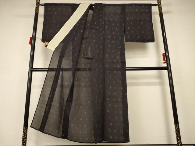 平和屋着物＊夏物 本場大島紬 夏大島 吉祥文 正絹 逸品 AABB6783jd