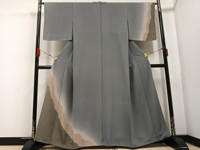平和屋着物●訪問着　道長文　暈し染め　正絹　逸品　AABB7202ph