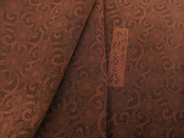 平和屋着物●重要無形文化財　人間国宝　中村勇二郎　江戸小紋　古代菊　正絹　逸品　AABB7244ph