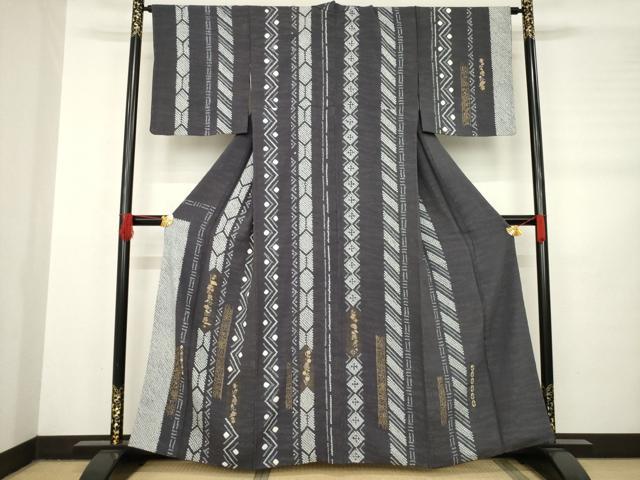 平和屋着物●訪問着　絞り　宝尽くし　金彩　正絹　逸品　AABB7304ck