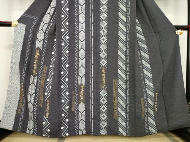 平和屋着物○訪問着 絞り 宝尽くし 金彩 正絹 逸品 AABB7304ck