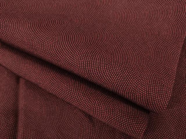 平和屋着物●江戸小紋　鮫小紋柄　西武百貨店扱い　正絹　逸品　AABB7330ck