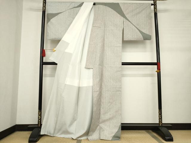 平和屋着物○石川県指定無形文化財 牛首紬 白山工房 手織り 訪問