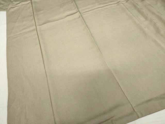 平和屋着物○江戸小紋 万筋 藍海松茶色×亜麻色 正絹 逸品