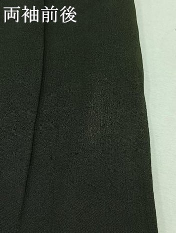 平和屋着物▽アンティーク　大正ロマン　振袖　単衣　飛鶴吉祥花文　金彩　正絹　逸品　AABB7754jh_7