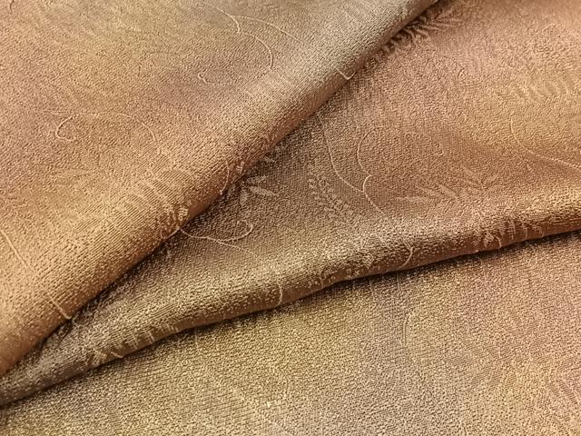 平和屋着物▽上質な小紋　単衣　作家物　霞文　暈し染め　正絹　逸品　AABB7759jh