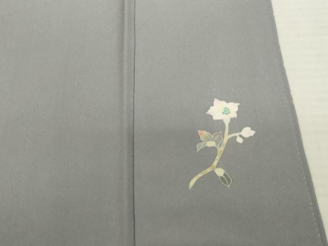 平和屋着物○京加賀友禅 百貫石峰 訪問着 草花文 正絹