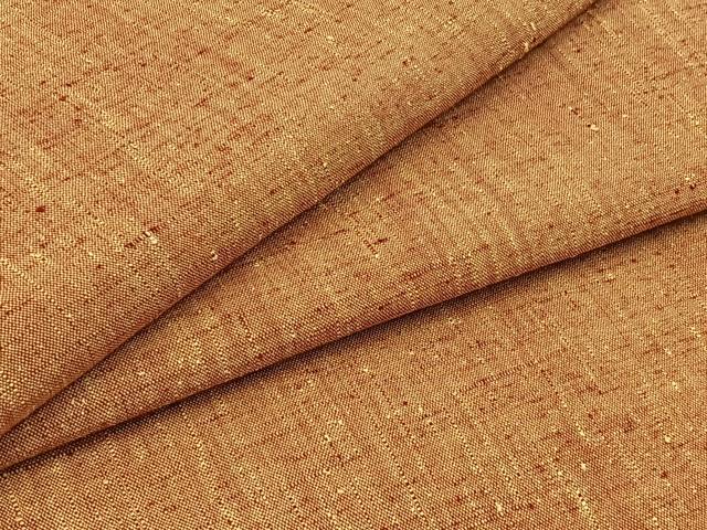 平和屋着物▽上質な紬　単衣　霞文　正絹　逸品　AABB8015jh