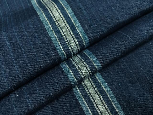 平和屋着物●上質な紬　間道　正絹　逸品　AABB8165ph