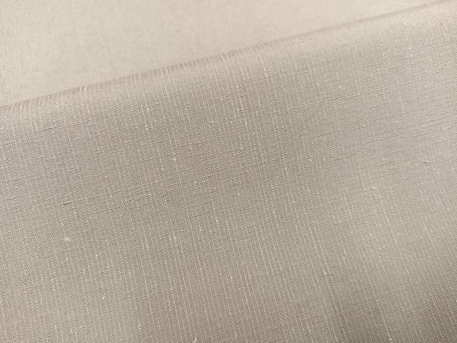 平和屋着物○上質な紬 色無地 利休白茶色 正絹 逸品 AABB8172phの通販