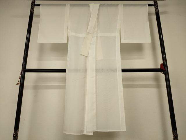 平和屋着物＊夏物　長襦袢　絽　鳥の子色　洗える着物　AABB8250jd