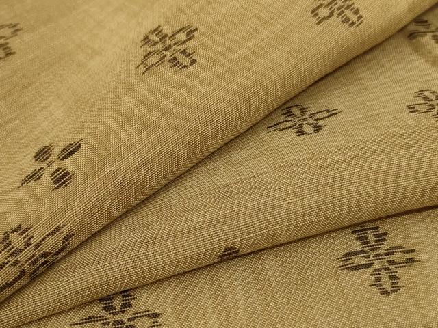 平和屋着物＊夏物　紗紬　舞花文　正絹　逸品　未使用　AABB8271jd