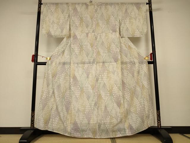 平和屋着物＊夏物　小紋　絽　亀甲柄　正絹　逸品　AABB8279jd 平和屋着物＊夏物 小紋 絽 亀甲柄 正絹 逸品 AABB8279jdの通販はau PAY