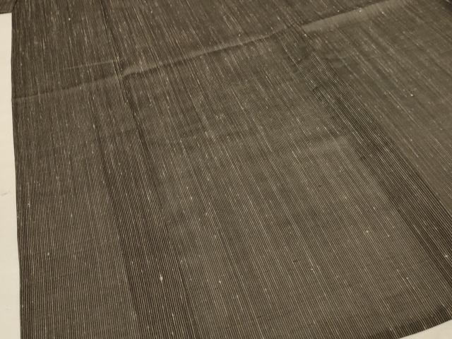 平和屋着物＊夏物 男性 紗紬 縞 正絹 逸品 AABB8291jd