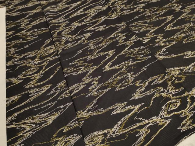 平和屋着物＊夏物 小紋 絽 霞文 正絹 逸品 AABB8306jd