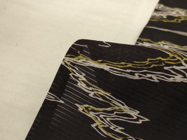 平和屋着物＊夏物 小紋 絽 霞文 正絹 逸品 AABB8306jd