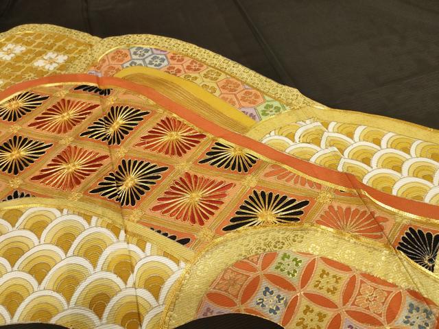 平和屋着物＊夏物　黒留袖　絽　駒刺繍　吉祥花菱文　金彩　正絹　逸品　AABB8319jd 平和屋着物＊夏物 黒留袖 絽 駒刺繍 吉祥花菱文 金彩 正絹 逸品