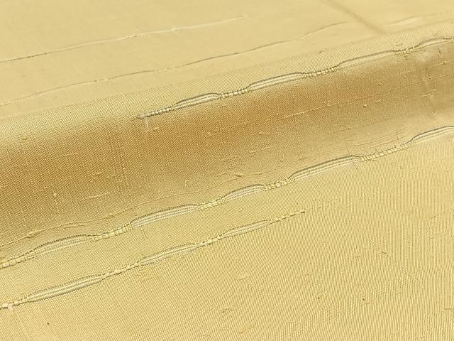 平和屋着物▽上質な紬 単衣 横段文 正絹 逸品 AABB8388jh