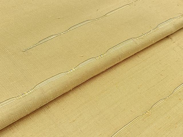 平和屋着物▽上質な紬 単衣 横段文 正絹 逸品 AABB8388jh