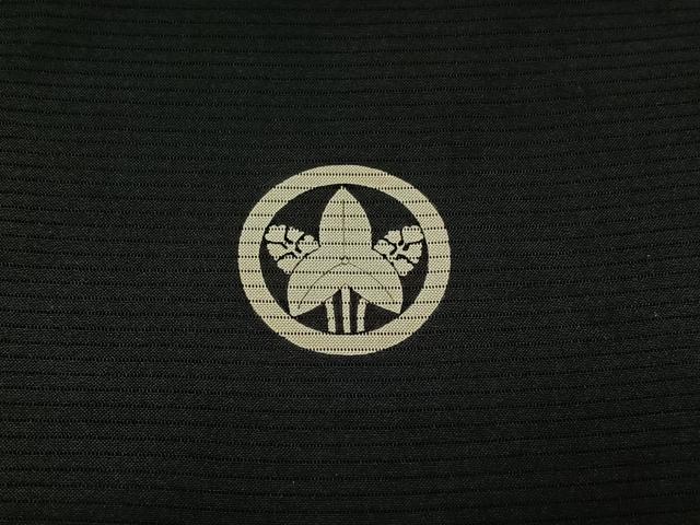 平和屋着物▽男性 黒紋付 羽織 スリーシーズン 春夏秋 塵除け 暗黒