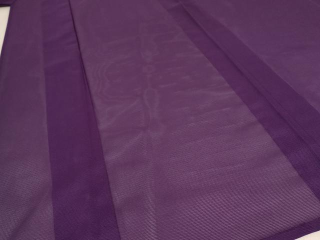 平和屋着物＊夏物　色無地　絽　紫紺色　洗える着物　AABB8627st_2
